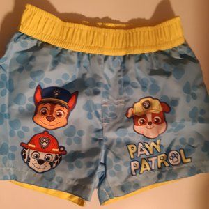 baby boy Paw Patrol swim trunks